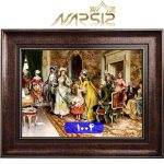 تابلو فرش وداع آخر کد 1004 - نارسیس کارپت