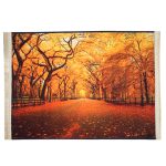 Autumn forest pictorial carpet