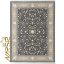 فرش ازمیر 1500 شانه افشان تراکم 4550 زمینه زغالی