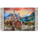 Neuschwanstein Palace pictorial carpet panel code 5072