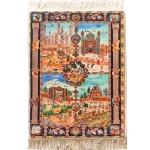 iranian four seasons pictorial carpet code 4502