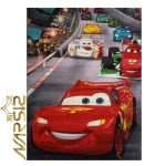 فرش کودک طرح مک کویین Lighting McQueen کد 1075