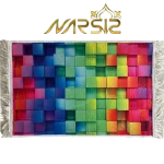 3D doormat of color cube design, code 70320