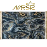 doormat stone design with golden veins - new doormat rug(Farshineh) code 70060