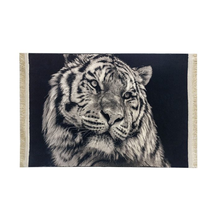 tiger design animal pictorial carpet panel