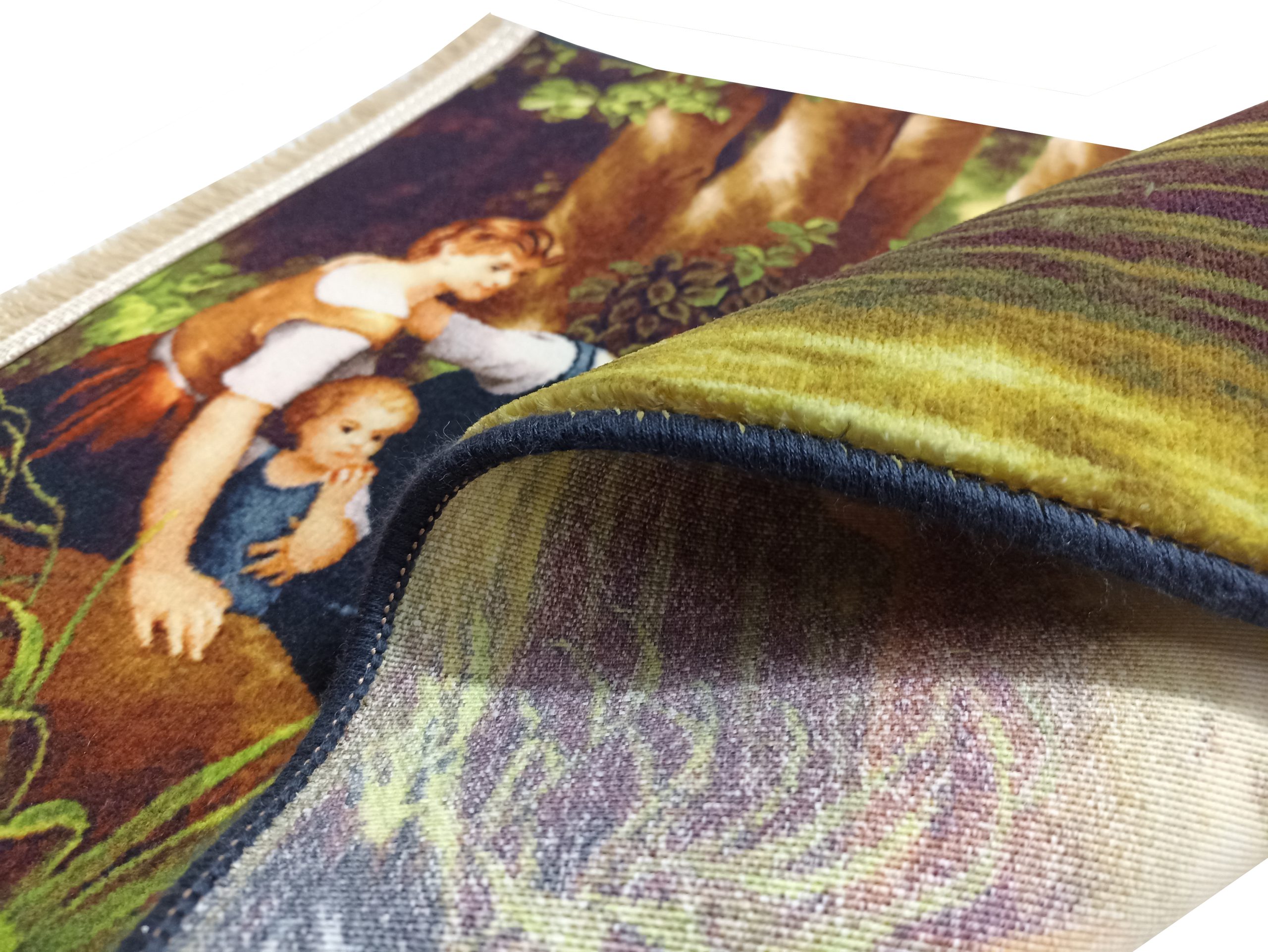 تابلو فرش منظره طرح باغ بهشت