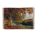 autumn landscape and river pictorial carpet code 418