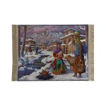 snow village pictorial carpet code 9103