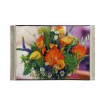 flower pictorial carpet and Trumpet vase code 67