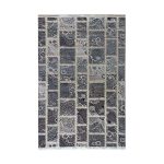 Collage design gray vintage carpet