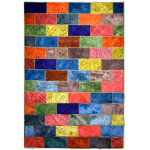 Forty-piece color pattern carpet code 112