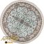 فرشینه استپدار گرد کد 90125 طرح فرش