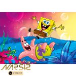 فرشینه کودک باب اسفنجی با پاتریک کد 6001 - فرشینه نارسیس