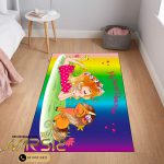 فرشینه کودک دخترانه طرح اسب تک شاخ من کد 6003 - نارسیس کارپت