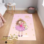 فرشینه کودک دخترانه طرح عاشق اسب یونیکورن کد 6005 - فرشینه نارسیس