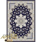 فرشینه فرش طرح افق رنگ سرمه ای کد 9010 - نارسیس کارپت