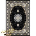 فرشینه فرش طرح فرش آنیسا رنگ زغالی کد 9014 - نارسیس کارپت