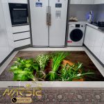 فرشینه آشپزخانه طرح دسته سبزیجات کد 7001 - فرشینه نارسیس