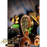 فرشینه آشپزخانه طرح دمنوش نعناع و عسل کد 7003 - فرشینه نارسیس