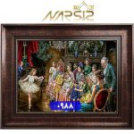 تابلو فرش رقص باله با پیانو کد 0988 - نارسیس کارپت