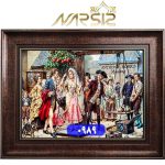 تابلو فرش مهریه کد 0989 - نارسیس کارپت