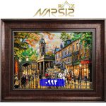 تابلو فرش خیابان منچستر کد 0994 - تابلو فرش نارسیس