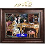 تابلو فرش هدیه کد 0998 - نارسیس کارپت