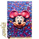 فرش کودک دخترانه طرح مینی موس کد 25KD0020