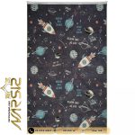 فرش کودک طرح فضا تمام رنگ کد 101255 - فرش نارسیس