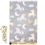 فرش کودک دخترانه طرح اسب تک شاخ کد F10A7101279 - فرش نارسیس